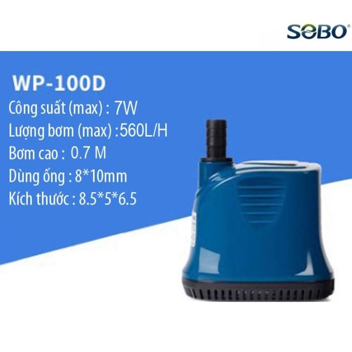 Máy bơm chìm bể cá SOBO hút cặn đáy bơm hồ koi sobo WP 100d WP 200D WP 300D WP 500D WP 700D