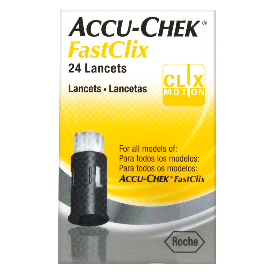 Kim Lấy Máu Accu-chek Fastclix lancet 24