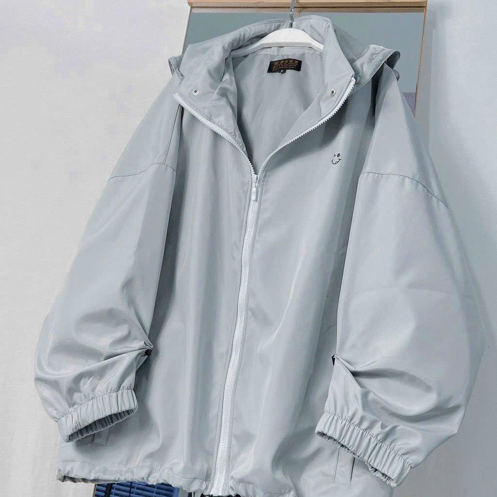 Áo Khoác Dù Nam Nữ 2 Lớp Trước Áo Có in Mặt Cười HTM FASHION