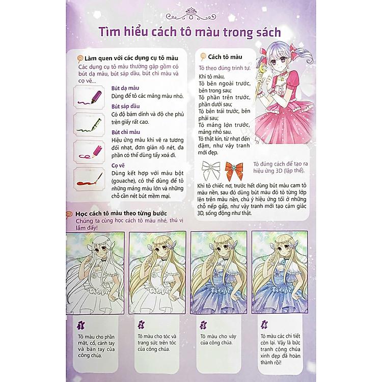 Sách Tô Màu Công Chúa