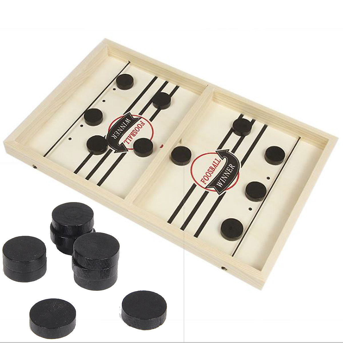 Bộ Cờ Búng - Bắn Bi Xuyên Lỗ Bằng Gỗ Foosball Winner