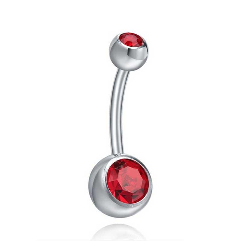 Khuyên đeo rốn bằng thép không gỉ 316L cá tính dành cho nữ