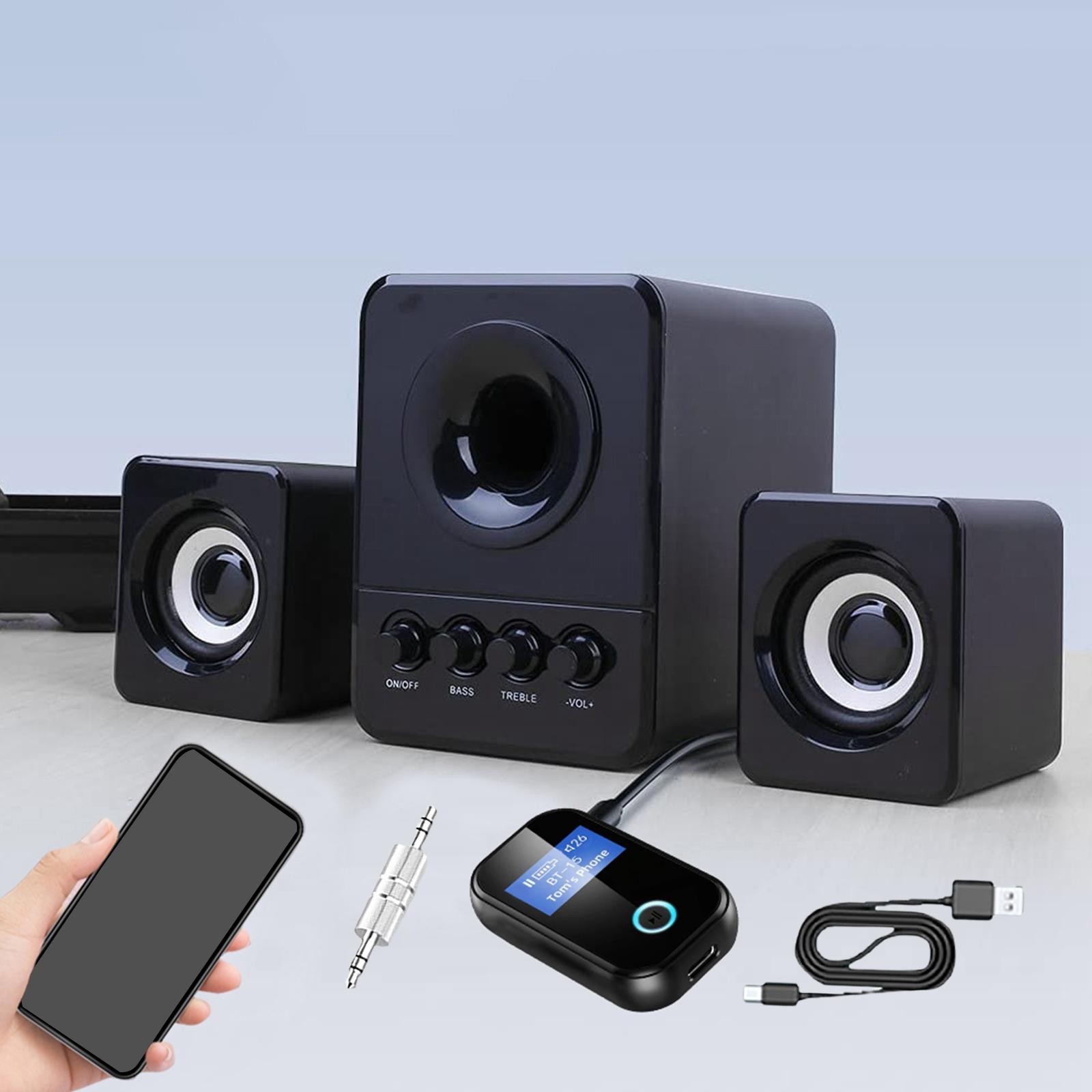 Portable Car Bluetooth Transmitter & Receiver TV PC Phone Speakers Car Kit