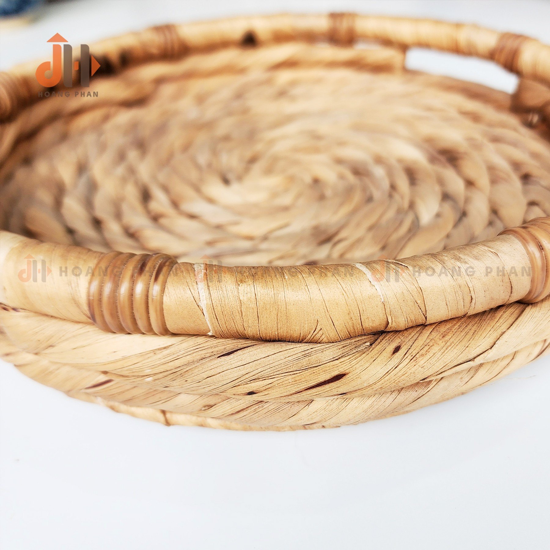 Khay lục bình tròn trang trí nhà bếp