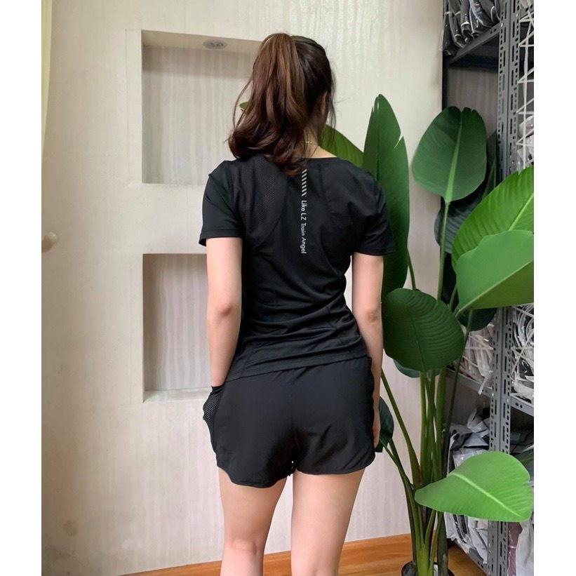 Bộ đồ tập gym yoga nữ, quần áo thể thao tập gym yoga, bộ tập thể dục hàng quảng châu cao cấp BT190