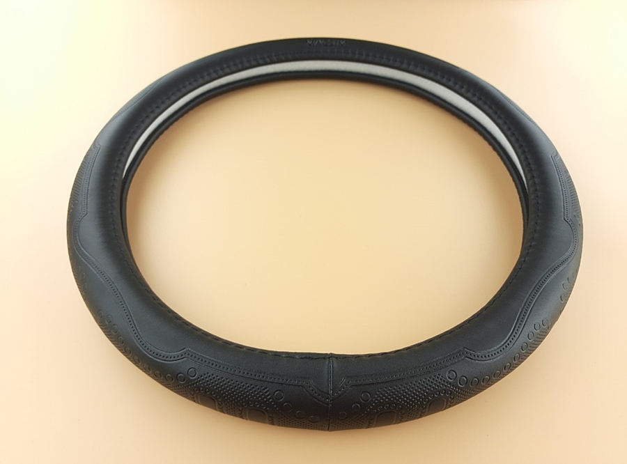 Bọc vô lăng cao cấp Macsim mã L611 chất liệu da thật - Khâu tay 100% size M màu be, mầu nâu, mầu đen