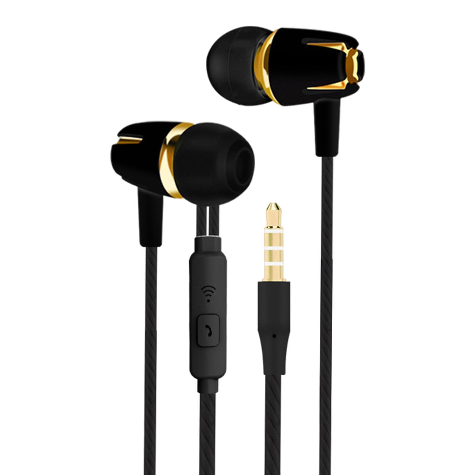 3.5mm Wired Headphones Headset In-Ear Earphone