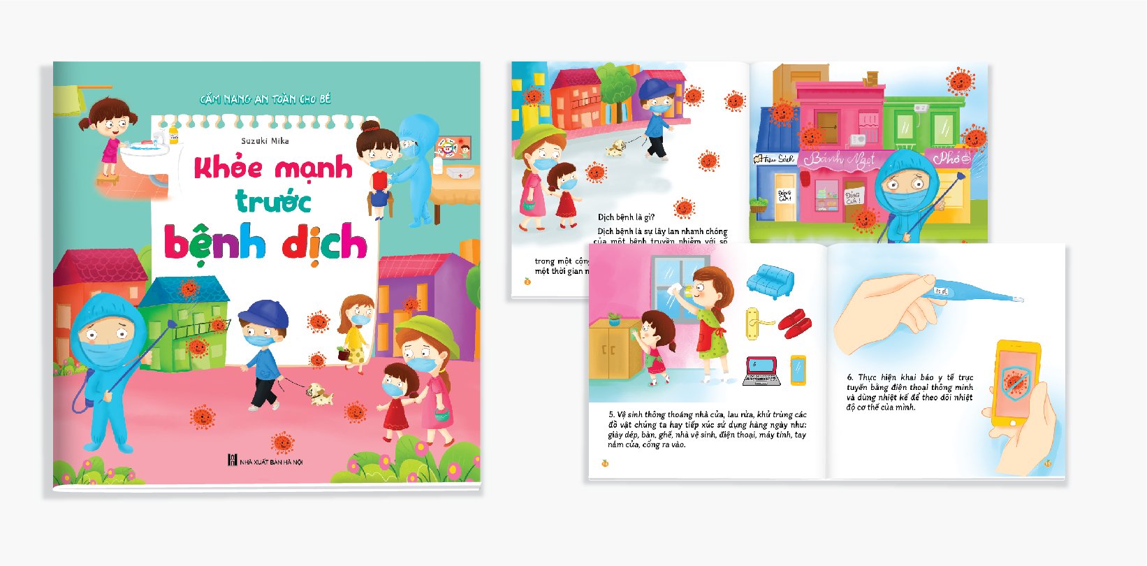 Bộ sách Cẩm nang an toàn cho bé 3 - 16 tuổi - Gồm 6 cuốn - Có file nghe