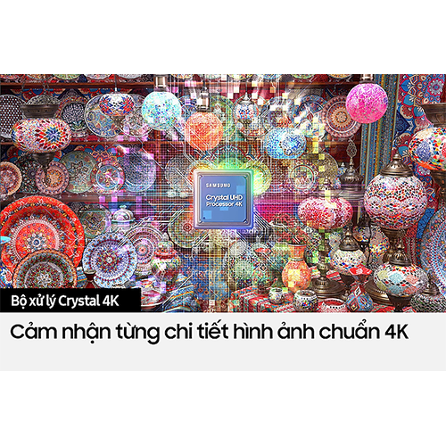 SAMSUNG TV Crystal UHD 4K BU8000 - Hàng chính hãng