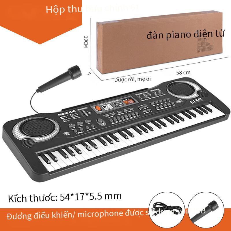 Phong cách mới nhất Amazon 37 phím dành cho trẻ em đàn organ điện tử micrô micrô đa chức năng âm nhạc đàn piano đồ chơi nhạc cụ