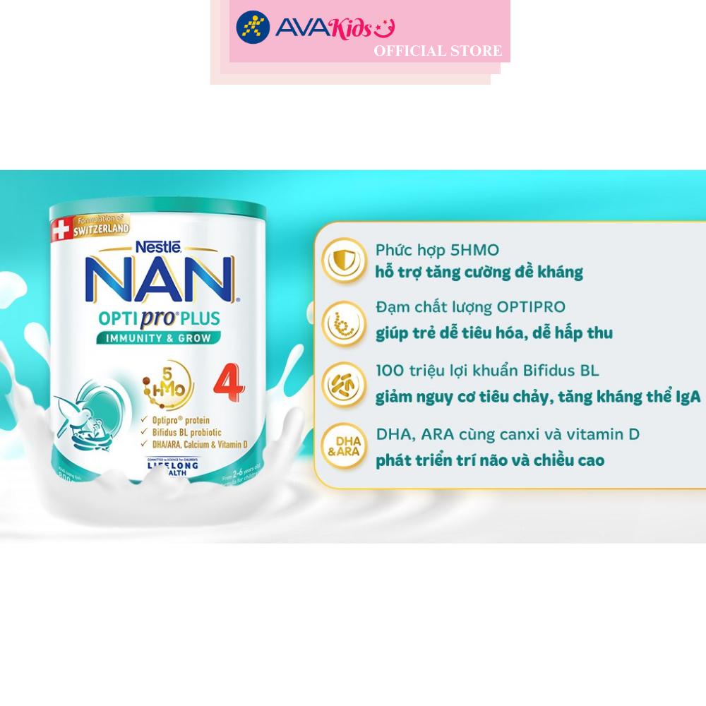 Sữa bột NAN Optipro Plus số 4 800g (2 - 6 tuổi)