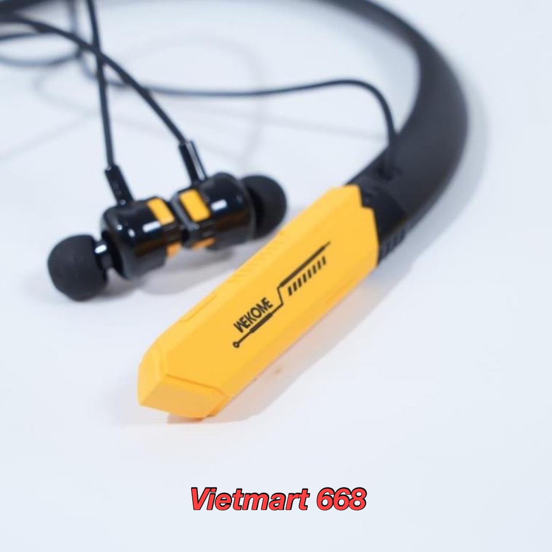 Tai Nghe Bluetooth WEKOME VC02, Kiểu Dáng Thể Thao, Âm Thanh Sống Động - Hàng Chính Hãng