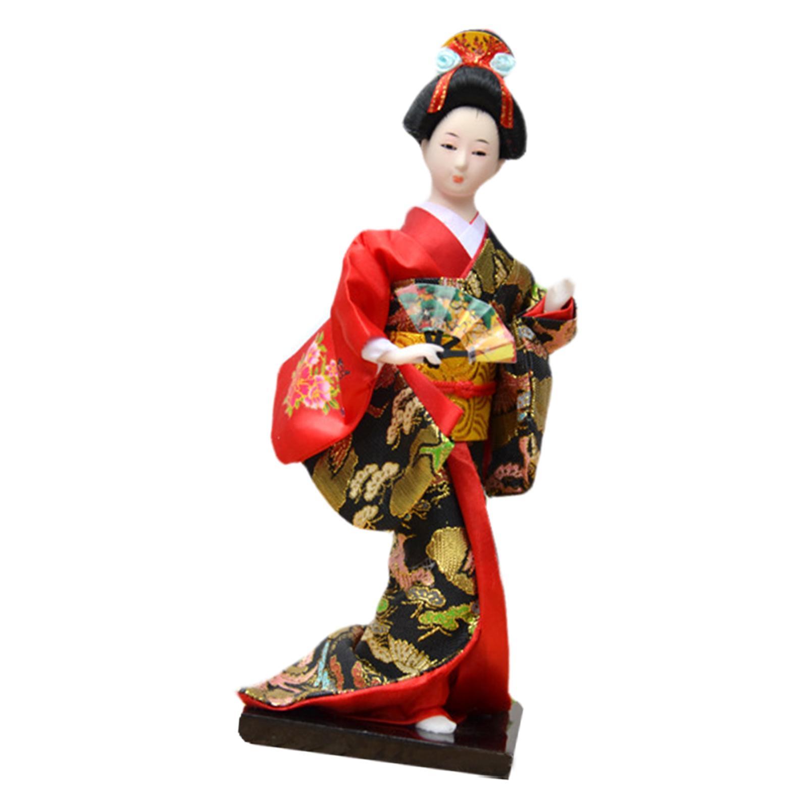 Japanese    Figurine Asian   Ornament Red