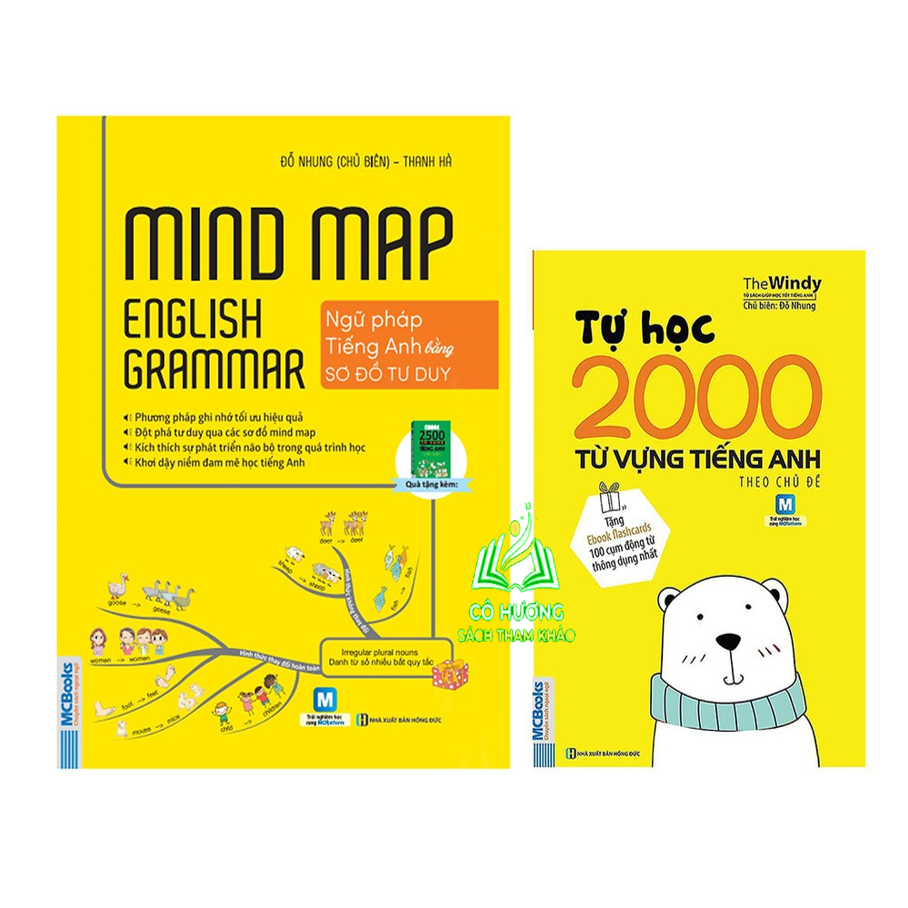 Sách - Combo Mindmap English Grammar và Mindmap English Vocabulary - MC