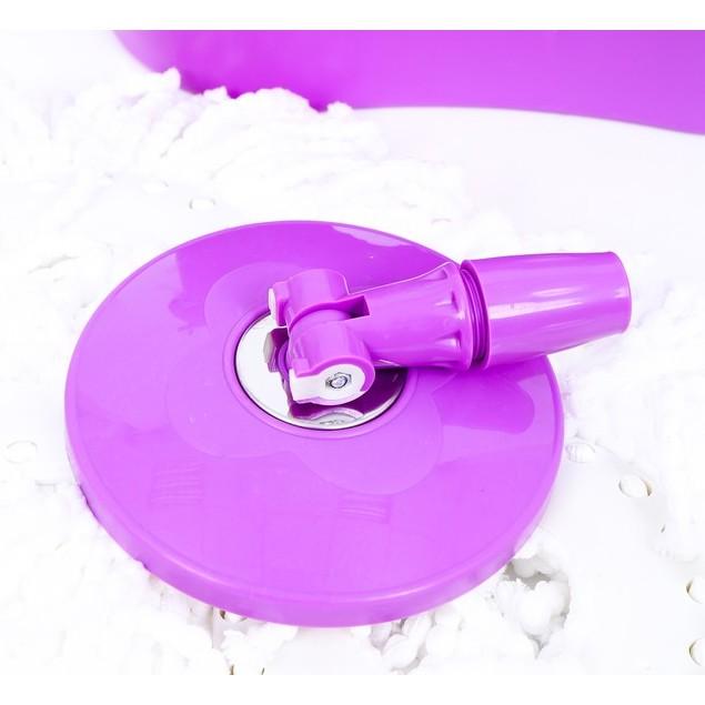 Bộ cán chổi lau nhà 360 độ kèm bông lau thấm hút tốt