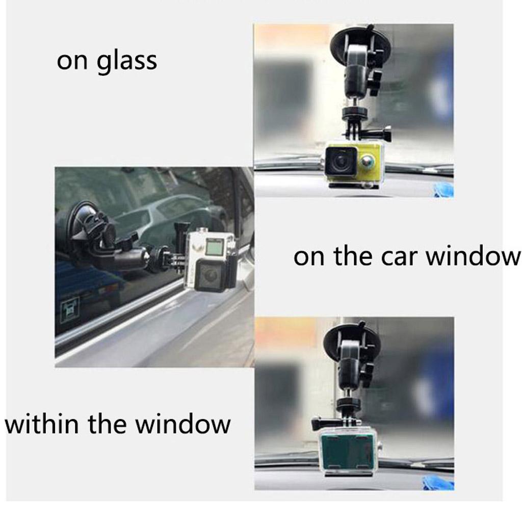 9cm Diameter Multi-Purpose Suction Cup Car Holder for Gopro 1/4 Screw Camera