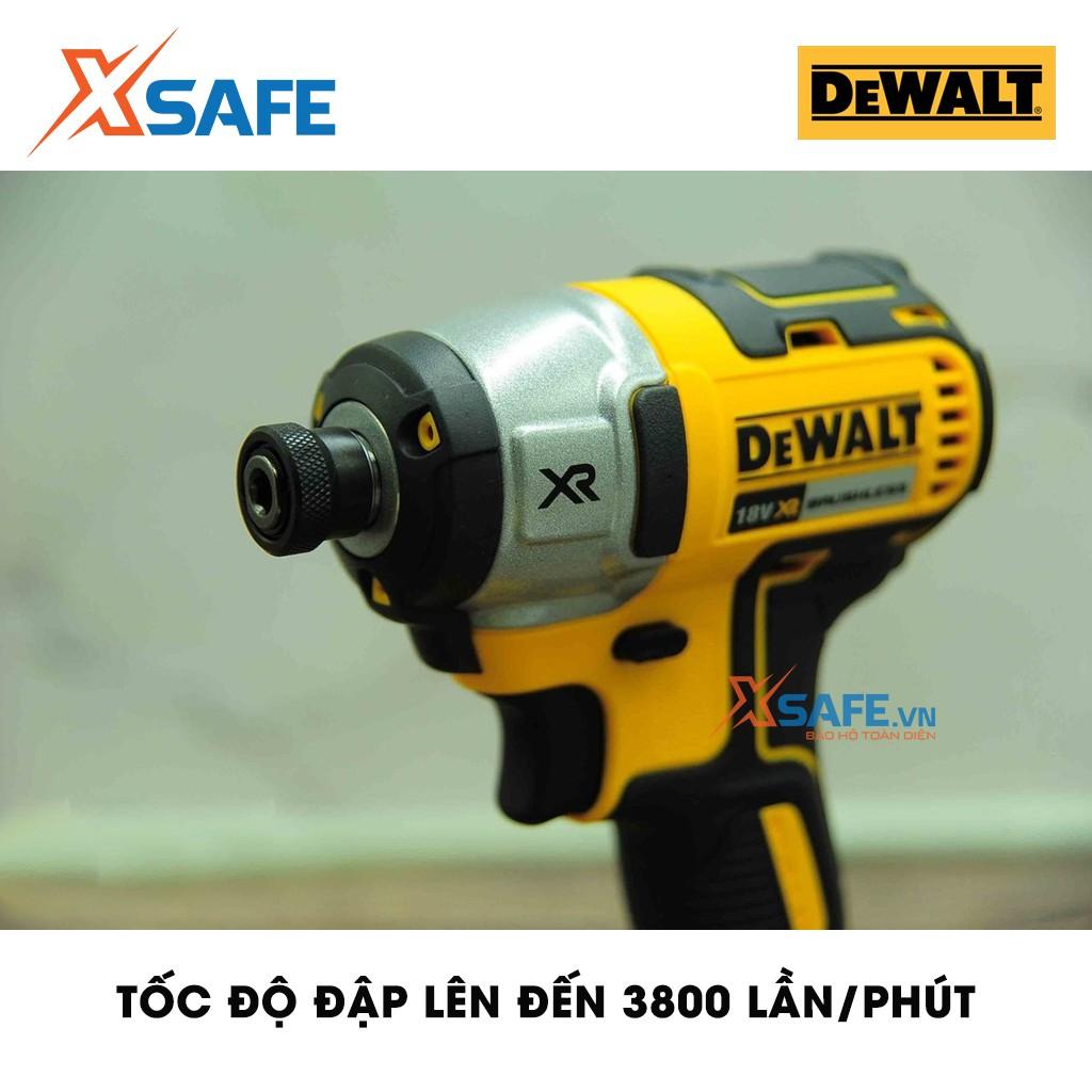 Máy vặn vít động lực dùng pin DEWALT DCF887M2 Tặng kèm 1 sạc, 2 pin 4A.h, 1 vali Máy dùng pin 18V chính hãng