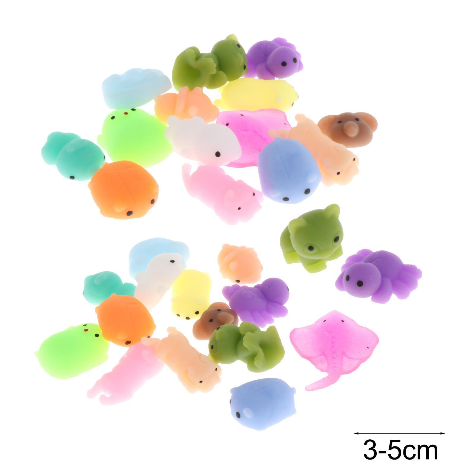 30 Pieces Mini Squeezing Toys Sensory Toy Easy to Clean Decoration Soft Relaxing Toy Interesting for Party Favors Goodie Bag Stuffers Adults