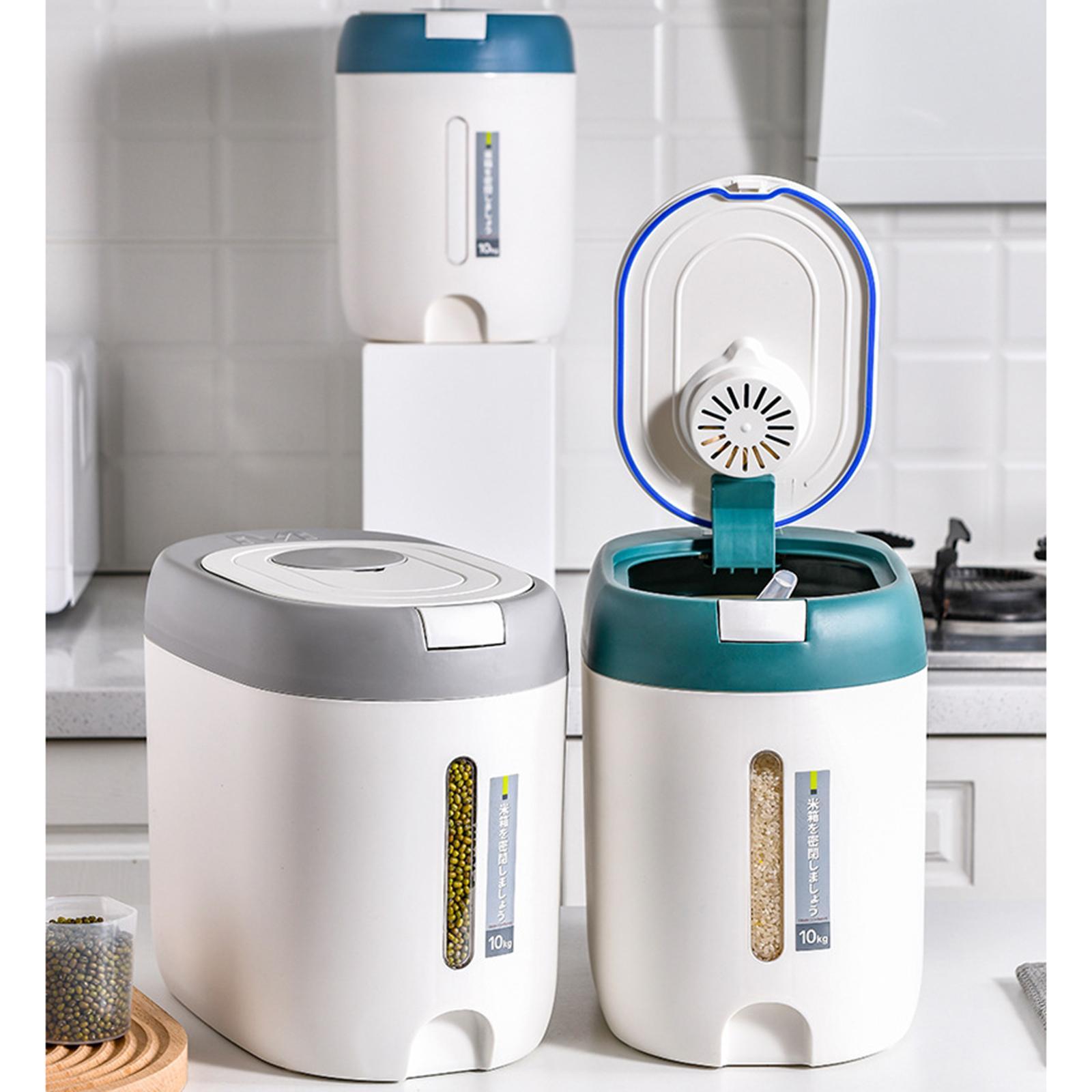 2 Pieces Insect Proof Rice Bucket for Home, Container From