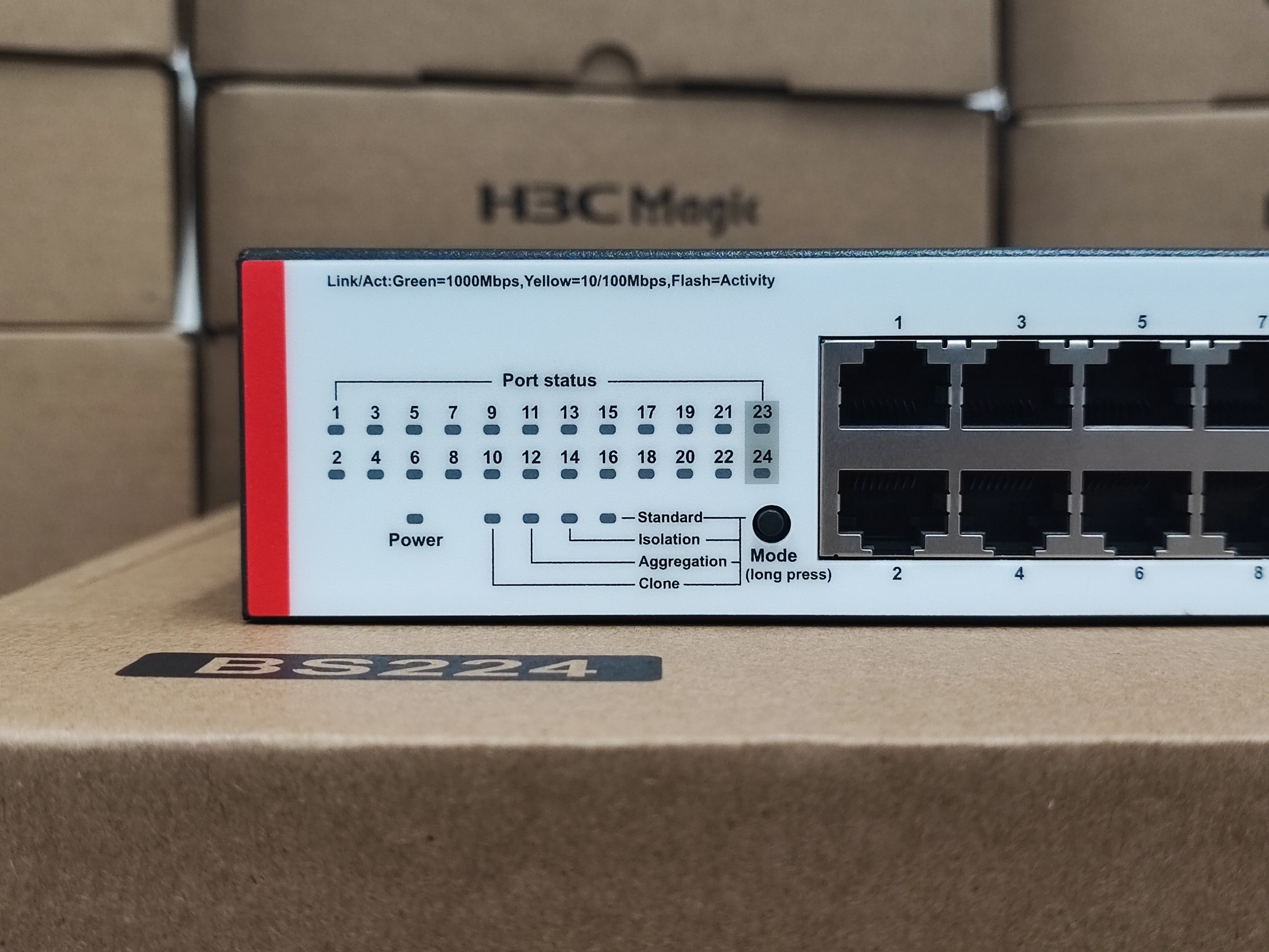 Bộ Chia Mạng Switch Để Bàn H3C BS218F-HP Hàng Chính Hãng 16 Cổng PoE/PoE+, 2 Cổng SFP Gigabit