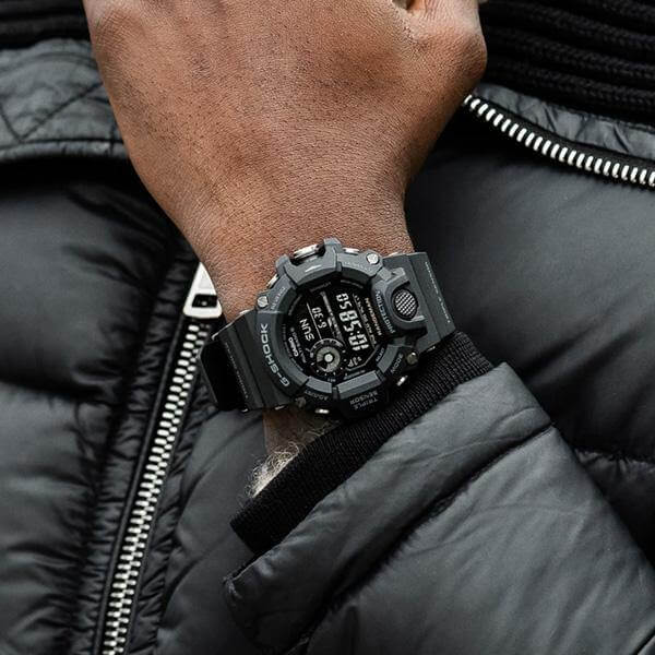 Đồng Hồ Nam Dây Nhựa Casio G-Shock GW-9400-1BDR Năng Lượng Mặt Trời | La Bàn | 3 Cảm Biến: Đo Nhiệt Độ, Đo Áp Suất, Đo Độ Cao | GW-9400-1B