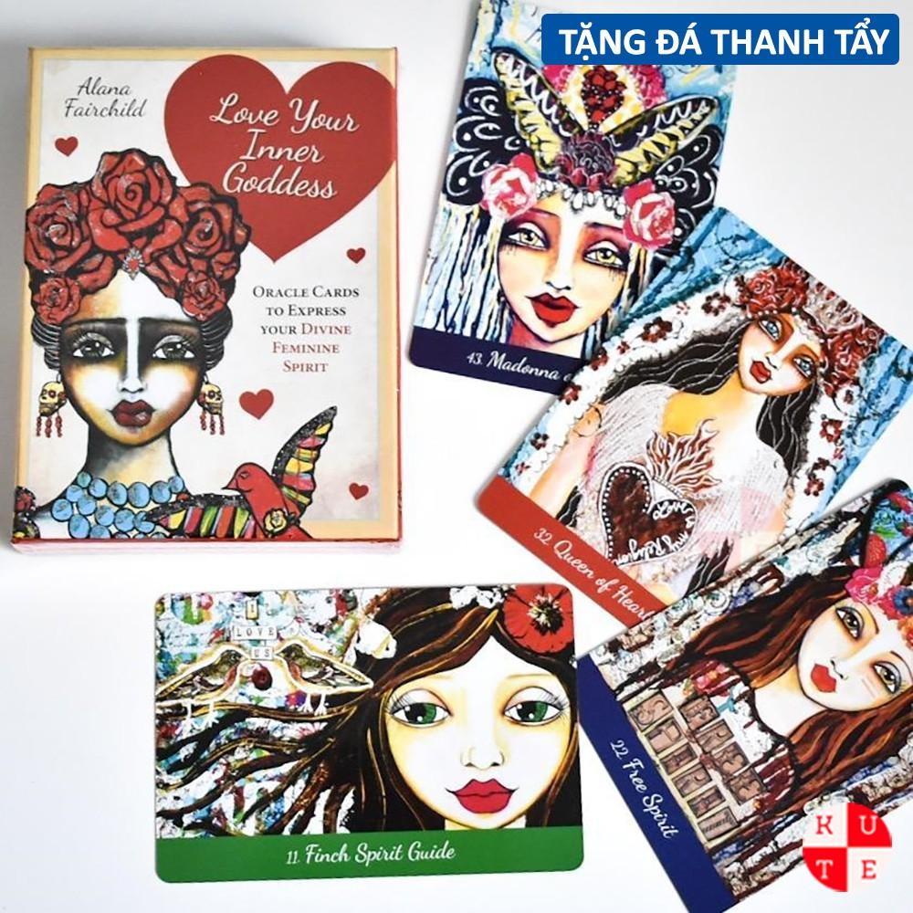 Bài Oracle Love Your Inner Goddess 44 Lá Tặng Đá Thanh Tẩy