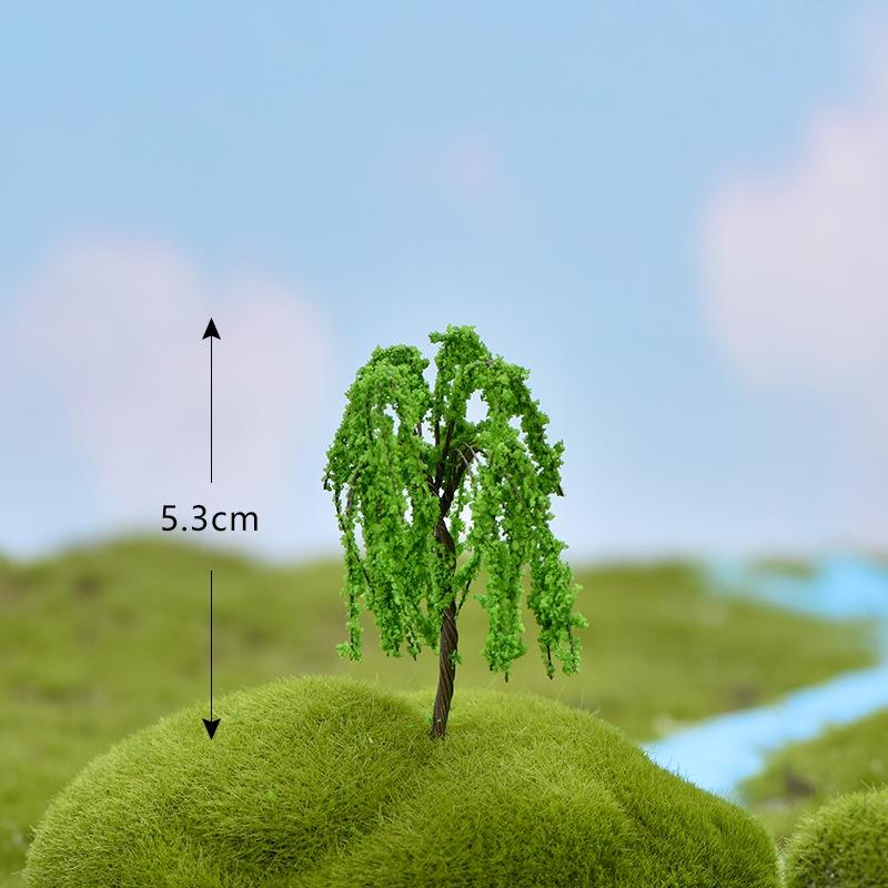 Cây có hoa giả trang trí tiểu cảnh, sân vườn, sen đá, terrarium, thiết kế cảnh quan