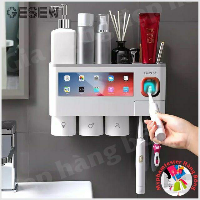 Kệ nhà tắm hít nam châm dán cường lực