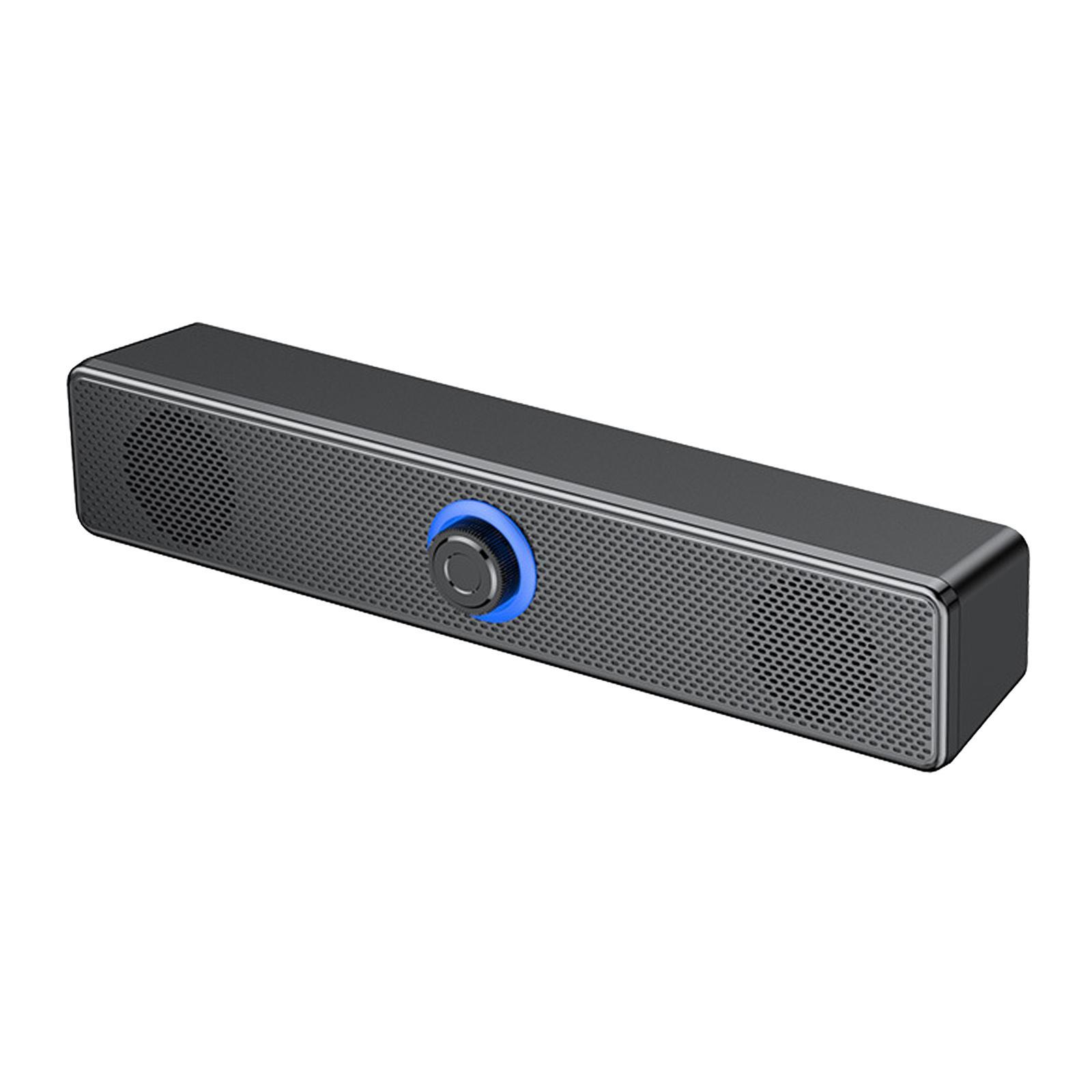 Sound Bar   Bluetooth Speaker Volume Control USB Battery Powered for PC