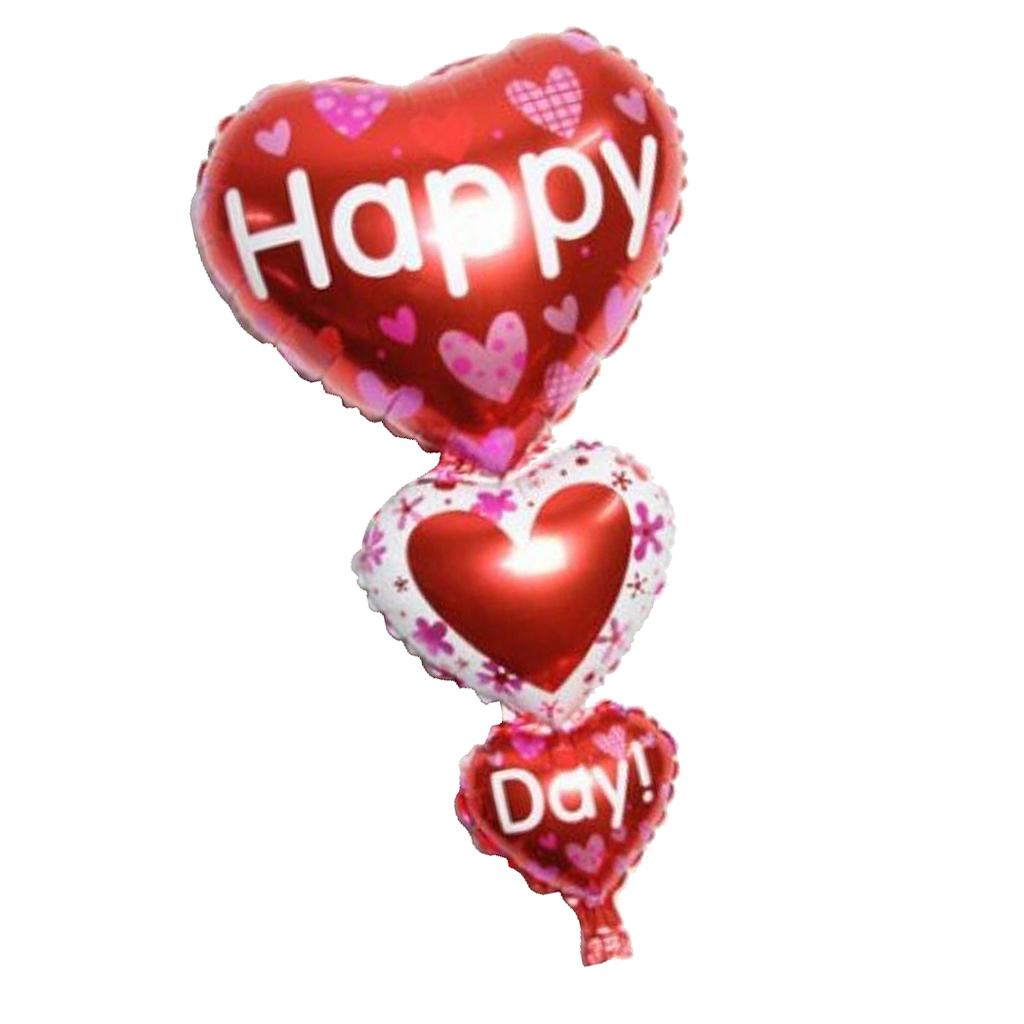 Wedding Foil Balloon 3x Love Shape Aluminum Balloons Party Decor