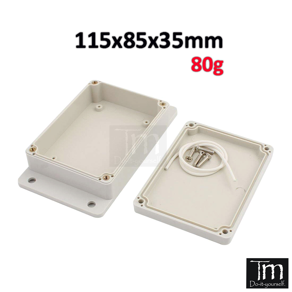 Hộp Nhựa Kỹ Thuật Chống Nước 115x85x35mm Có Tai