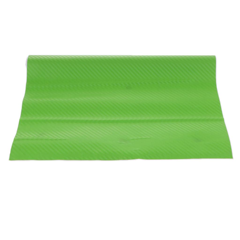 Shiny Glossy 4D Carbon Fiber Film Wrap Decal Car Auto Sticker Sheet