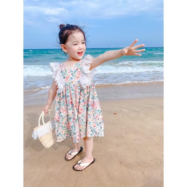 Váy hoa cánh tiên siêu xinh cho bé gái