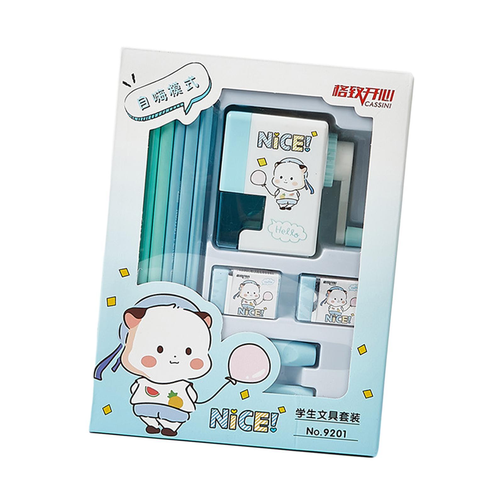 School Stationary Set Gifts for Kids Cute Back to School Supplies 12 Pencils