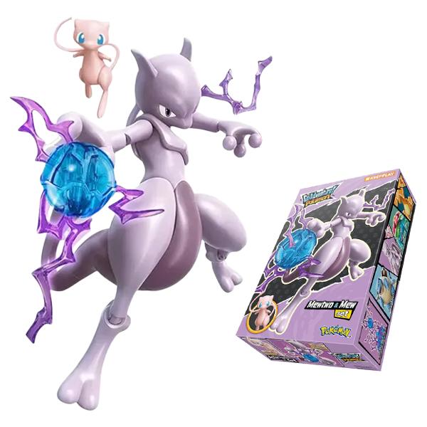 Đồ Chơi Lắp Ráp Go Adventure Pokémon - Mew &amp; Mewtwo - Keepplay K20249
