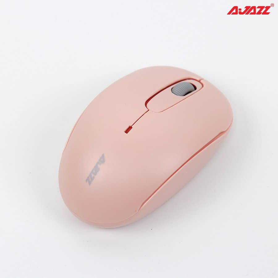 Chuột Không Dây AJAZZ i17 Pink (Màu Hồng) - Hàng Chính Hãng