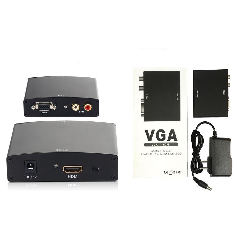 Box chuyển VGA ra HDMI ZQH-003 - JL