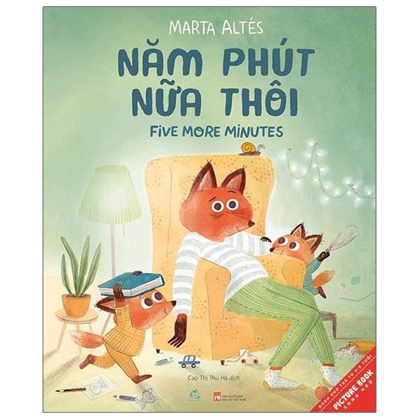 Sách - Ehon song ngữ Năm Phút Nữa Thôi