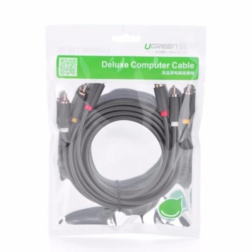 Dây Cáp AV 3 Hoa Sen Ra 3 Đầu Hoa Sen Ugreen - Hàng Chính Hãng 10524