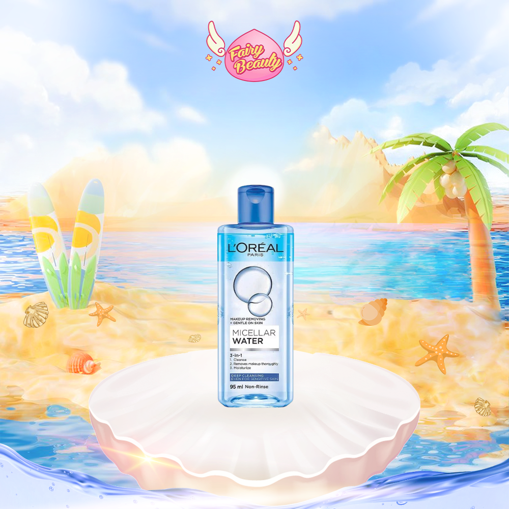 Nước Tẩy Trang Cho Trang Điểm Đậm Giúp Sạch Sâu Tối Ưu Micellar Water 3-in-1 Deep Cleansing 400/95ml