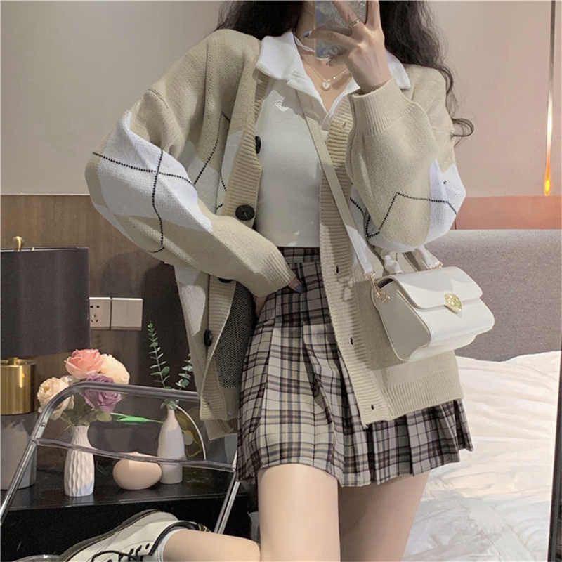 Áo Cardigan Họa Tiết Kim Cương