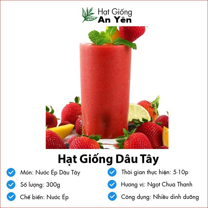 Hạt giống Dâu Tây Ngọt thu hoạch sớm, dễ trồng, nảy mầm cao, sinh trưởng khoẻ