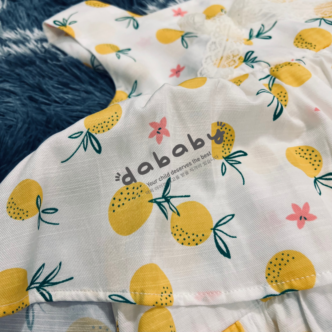 Váy babydoll vải đũi mềm, mát họa tiết hình hoa siêu xinh cho bé iu từ 10-35kg. HOÀN TIỀN NẾU SẢN PHẨM KHÔNG NHƯ HÌNH