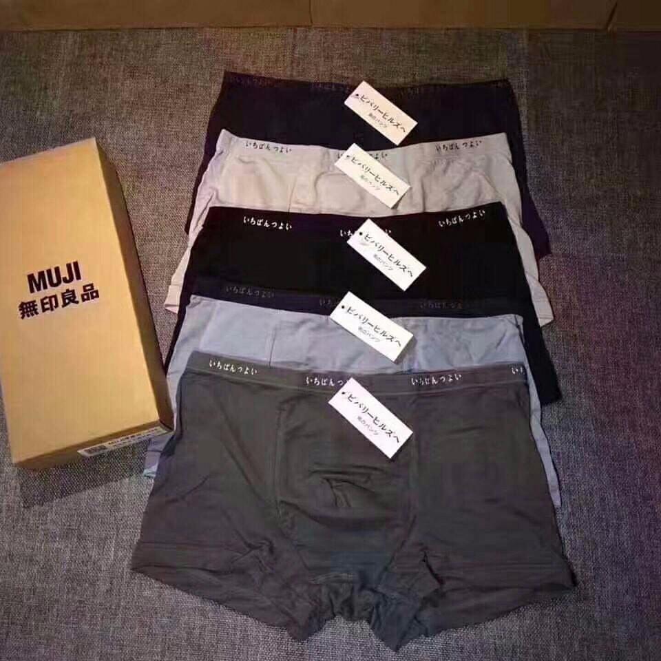 Hộp 5 quần chip nam MUJI boxer