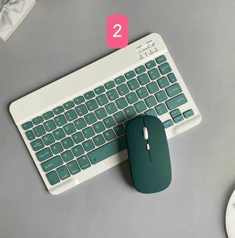 Bàn phím bluetooth không dây mini 10 inch/ chuột không dây