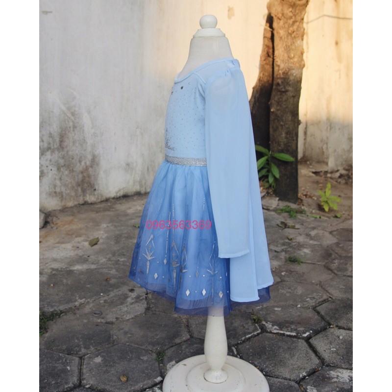 Váy đầm xòe công chúa Elsa xuất dư