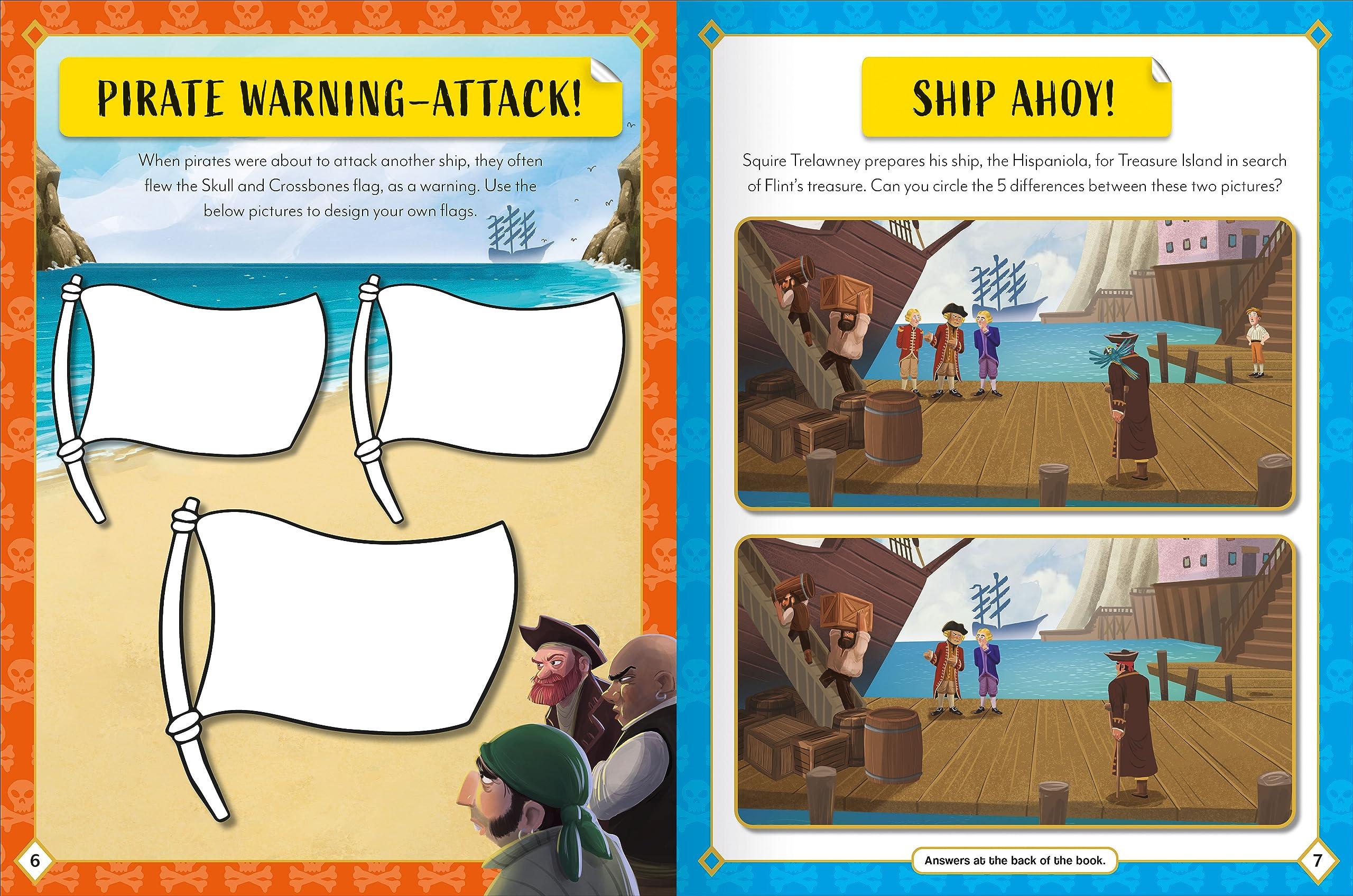 Sách ngoại văn: Sticker Activity Books - Treasure Island