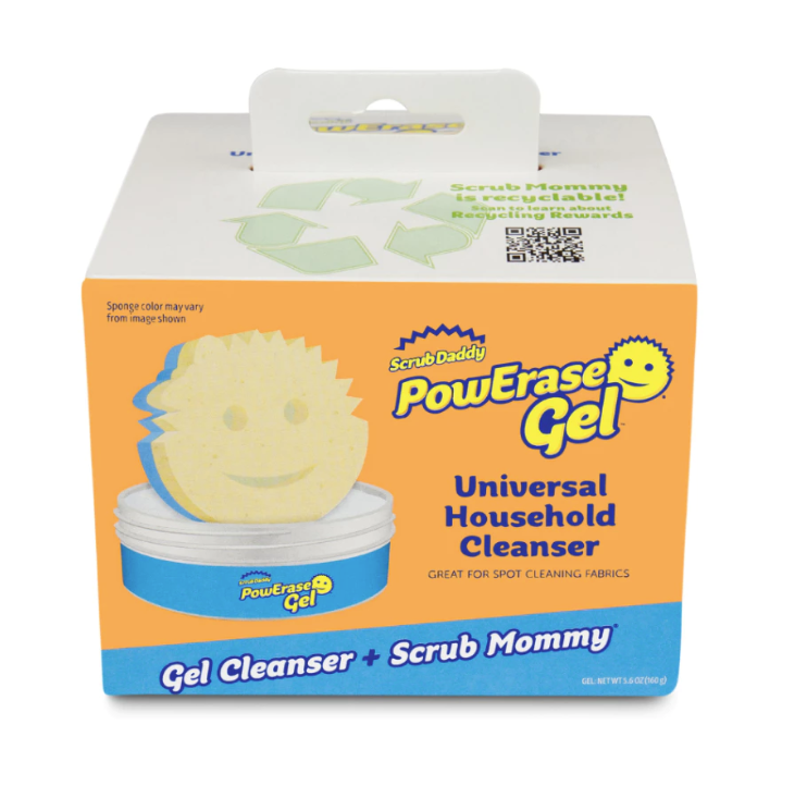 Bộ chất tẩy rửa dạng Gel PowErase Gel + Bọt biển Scrub Mommy 2 mặt đa năng