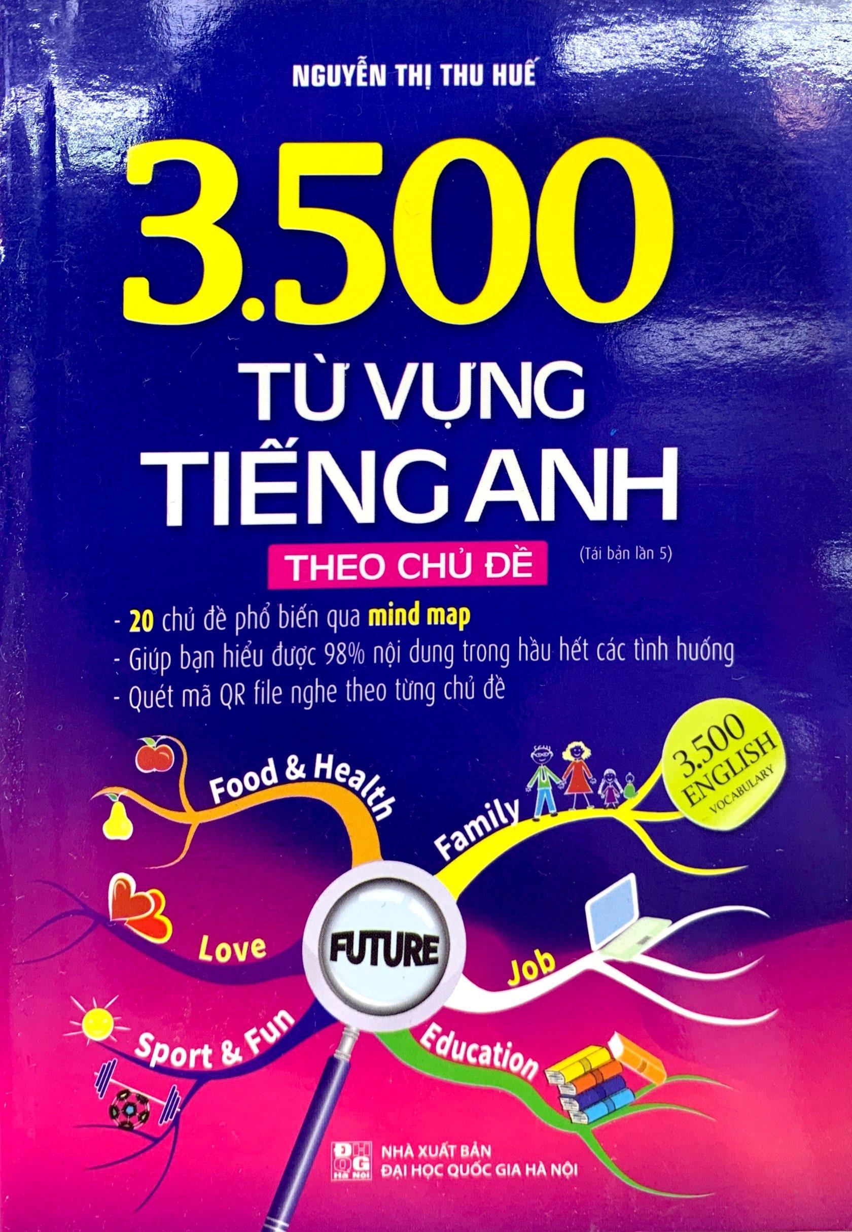 3500 Từ Vựng Tiếng Anh Theo Chủ Đề - Sách Màu