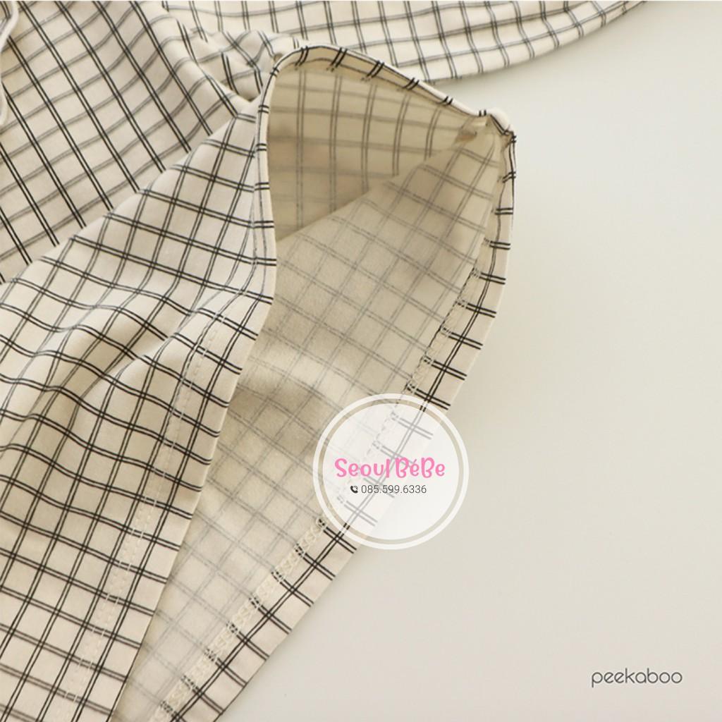 Bộ pyjama Bly Peekaboo pyjama trẻ em nội địa Hàn